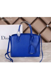 Dior ADDICT Bag Two-Tone Calfskin Leather D8811 Blue VS08814