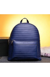 Dior DiorHomme Backpack Calfskin Leather D7199 Blue VS03432