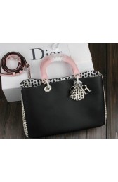 Dior Diorissimo Bag Snake Leather D99014 Black VS00301