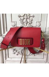 Dior J'adior Flap Bag in Red Smooth Calfskin D240605 VS09352