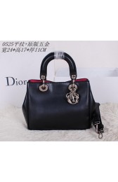 Dior mini Diorissimo Bag Smooth Leather CD0525 Black VS00236