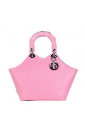 Dior Panarea Calfskin Leather Tote Bag CD6618 Pink VS01905