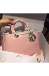 Dior Small Diorissimo Bag in Original Leather D2457 Pink VS07246