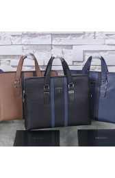 Fake Best Prada Saffiano Calf Leather Briefcase PF2934 VS06134