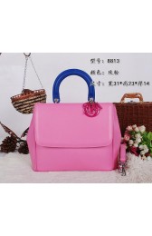 Fake Copy Be Dior Flap Top Handle Bag CD8813 Rosy VS00030