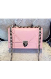 Fake Dior Spring 2015 Flap Bag D0633 Pink VS06684