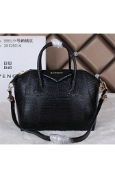 Fake Givenchy Small Antigona Bag Lizard Leather G9981S Black VS07751