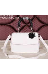 Fashion Dior Be Dior Flap Bag CD0322 White VS01179