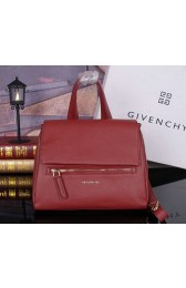 Fashion Replica Givenchy Pandora Box Bag Grainy Leather G8670 Red VS00156