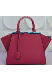 Fendi 3Jours Tote Bag Smooth Leather F5521 Red VS07900