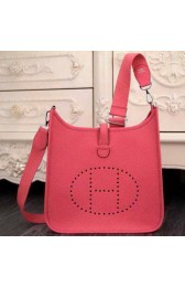 Hermes Evelyne 32cm Messenger Bag H1188 Dark Pink VS09224