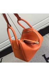 Hermes Lindy 26 Bag Orange Togo Calfskin Leather HLD2630 VS03826