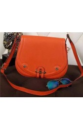 Hermes Passe-Guide Bag Calfskin Leather H22039 Orange VS00749