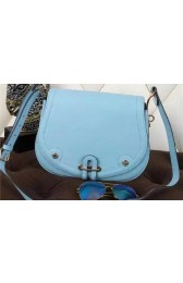 Hermes Passe-Guide Bag Calfskin Leather H22039 SkyBlue VS03737