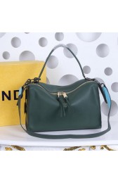 High Quality Fendi Turquoise Strap Top Handle Bag FD39375 Green VS07509