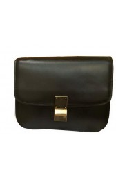 Imitation Fashion Celine Classic Box Small Flap Bag Smooth Leather C3347 Black VS06583