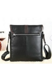 Imitation Prada Calfskin Leather Messenger Bag P88091 Black VS05053