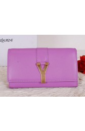 Imitation Yves Saint Laurent Chyc Travel Case Smooth Leather Y7141 Purple VS06459