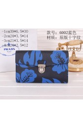 Prada Saffiano Leather Document Holder P60022 Blue VS05209