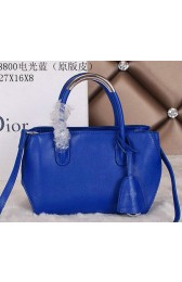 Replica Cheap Dior ADDICT Bag Two-Tone Calfskin Leather D8800 Blue VS07579