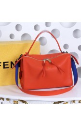 Replica Fendi Turquoise Strap Top Handle Bag FD39375 Orange VS04994