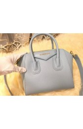 Replica Givenchy mini Antigona Bag Goat Leather G1900 SkyBlue VS05195