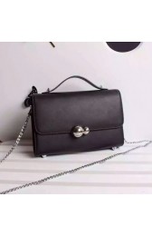 Replica Hot Dior Tribale Promenade Pouch Bag Black with Top Handle D668 VS07130
