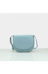 Replica Luxury Celine Trotteur Handbag Natural Calfskin Leather 174053 SkyBlue VS00448