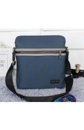 Replica Prada Vela Fabric Messenger Bags P85941 Blue VS05958