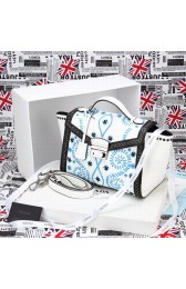 2014 Latest Prada Embroidered Saffiano Flap Bag 50321 in White LSS VS06967