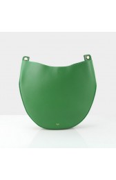 Best Celine Hobo Handbag Original Leather 174893 Green VS09278