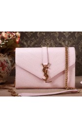 Best Yves Saint Laurent Classic Monogramme Flap Bag Y5479 Pink VS02312