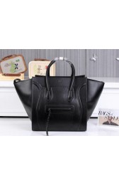 Celine Luggage Phantom Shopper Bags Ferrari Leather CL3341 Black VS05726