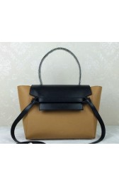 Celine mini Belt Bag Original Leather C98311 Wheat&Black VS05481