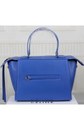 Celine Ring Bag Smooth Calfskin Leather 176203 Blue VS01071