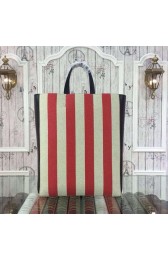 Cheap Celine Cabas CCEUR Bag Canvas Lambskin 11072 Red VS04072