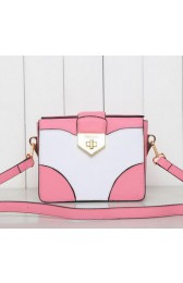 Cheap Prada Saffiano Leather Flap Bag BN5045 Pink VS05579
