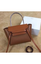 Copy Celine Small Belt Bag Original Leather CLA98311S Wheat VS06273