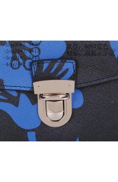Designer Replica Prada Saffiano Leather Document Holder P60023 Blue VS09586