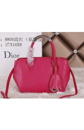 Dior ADDICT Bag Two-Tone Calfskin Leather D8800 Rose VS01571