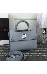Dior Mini Diorever Bag Grey Calfskin Leather D66555 VS05915