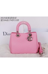 Dior mini Diorissimo Bag Grainy Leather CD0525 Pink VS01799