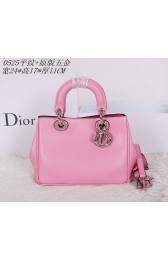 Dior mini Diorissimo Bag Smooth Leather CD0525 Pink VS06694