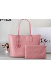 Dior Panarea Bag Rosato Canvas D99016 Pink VS07178