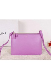 Fake Celine Trio Calfskin Leather Shoulder Bag C27002 Lavender VS05590