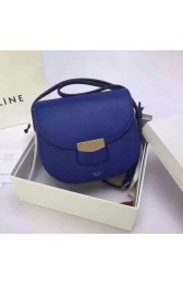 Fake Celine Trotteur Bag Calfskin Leather CTA4298 Blue VS03874