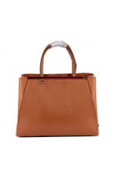 Fendi 2Jours Tote Bag Original Leather 8B8834 Wheat VS06720