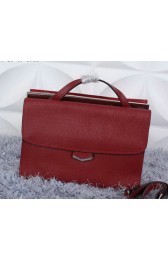 Fendi Demi Jour Bag Saffiano Leather F8907 Burgundy VS08603