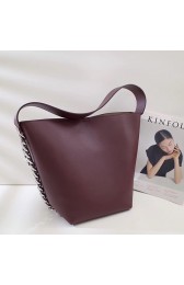 Givenchy Infinity Bucket Bag in Burgundy Calfskin 23081 VS09496