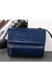Givenchy Pandora Box Bag Croco Leather G9986 Royal VS01409